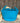 Aufbewahrungskorb Tasche Stoff petrol blau 40 cm
