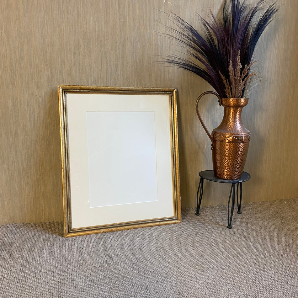 Bilderrahmen gebraucht golden Holz Rahmen 73x90
