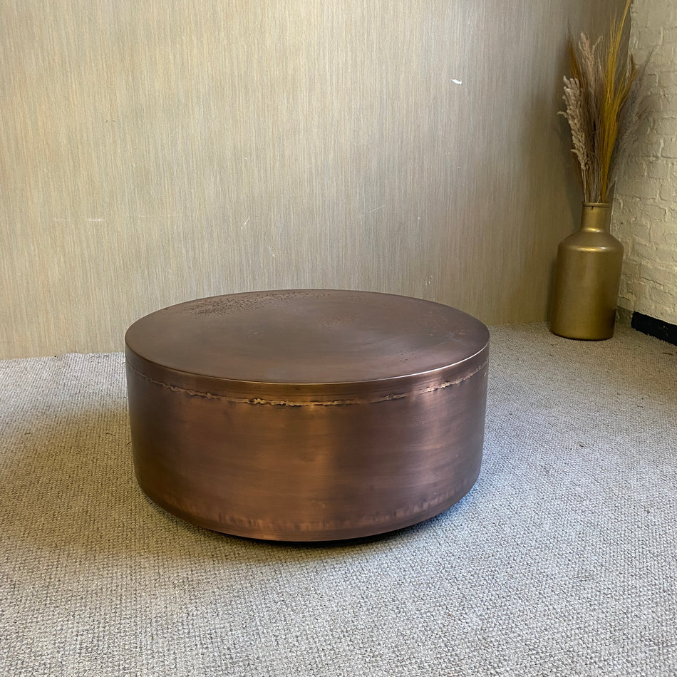 PTMD Beistelltisch Georgy kupfer Metall 80cm Tisch