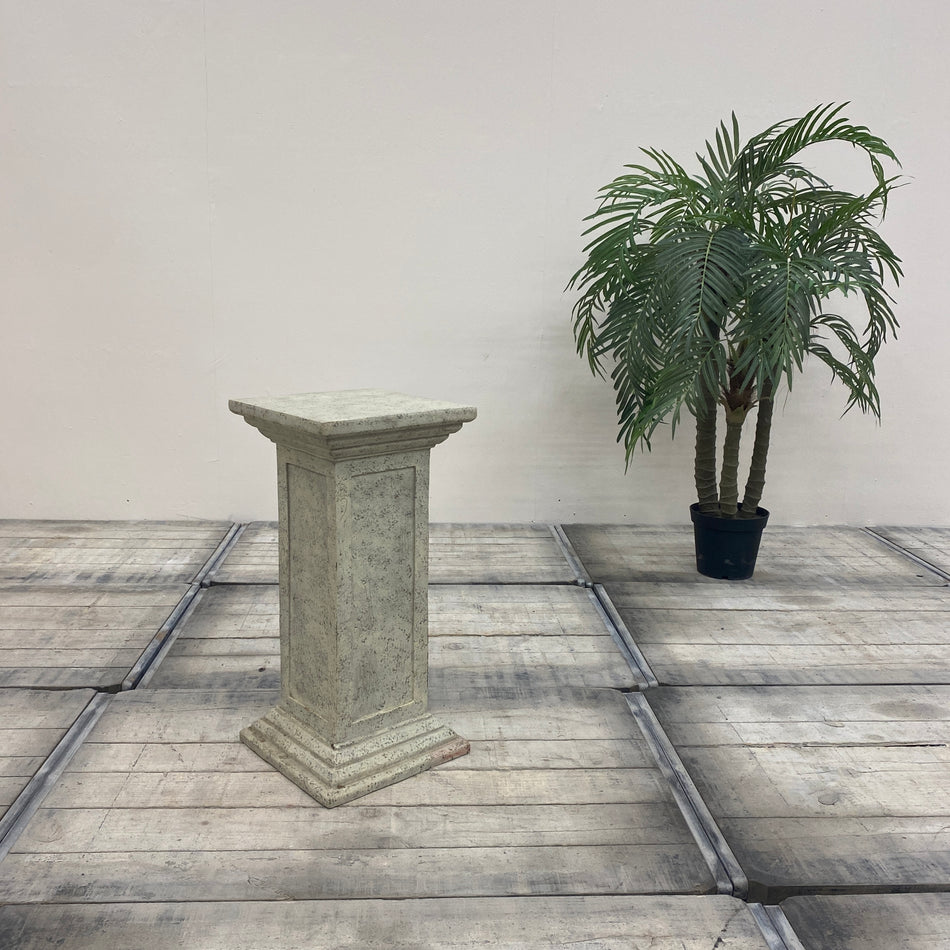 Säule grau Holz Podest Ständer Deko Gebraucht
