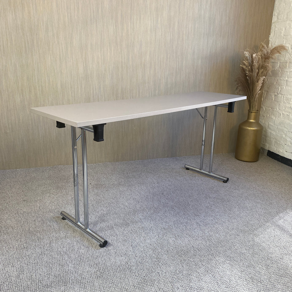 Klapptisch gebraucht grau Holz 160x45 Banketttisch Event