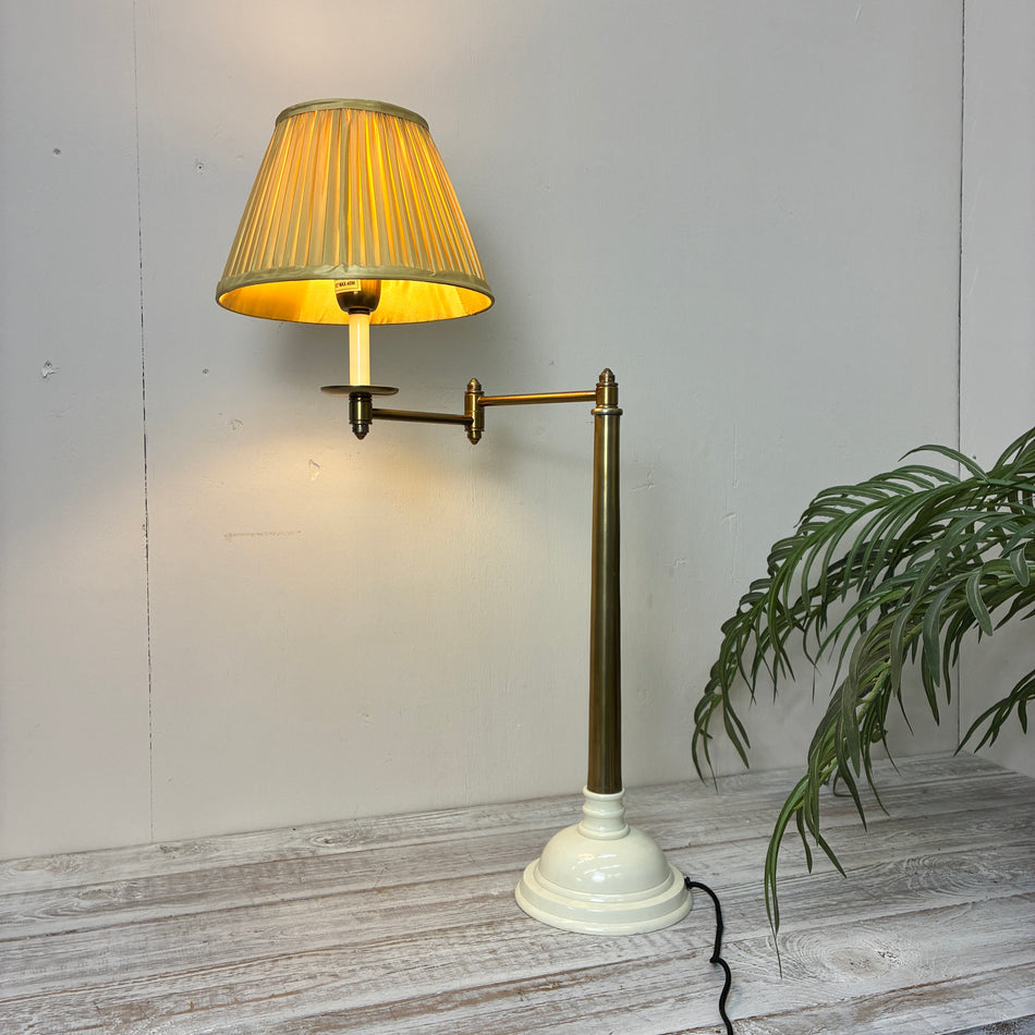 Dutchbone The Allis Tischleuchte Vintage Hotel-Stil Gold/Messing Lampe Gebraucht