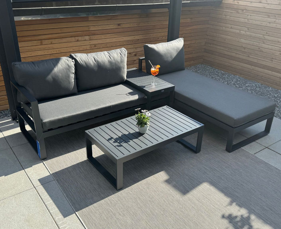 Outdoor Lounge Beistelltisch Navarino Anthrazit