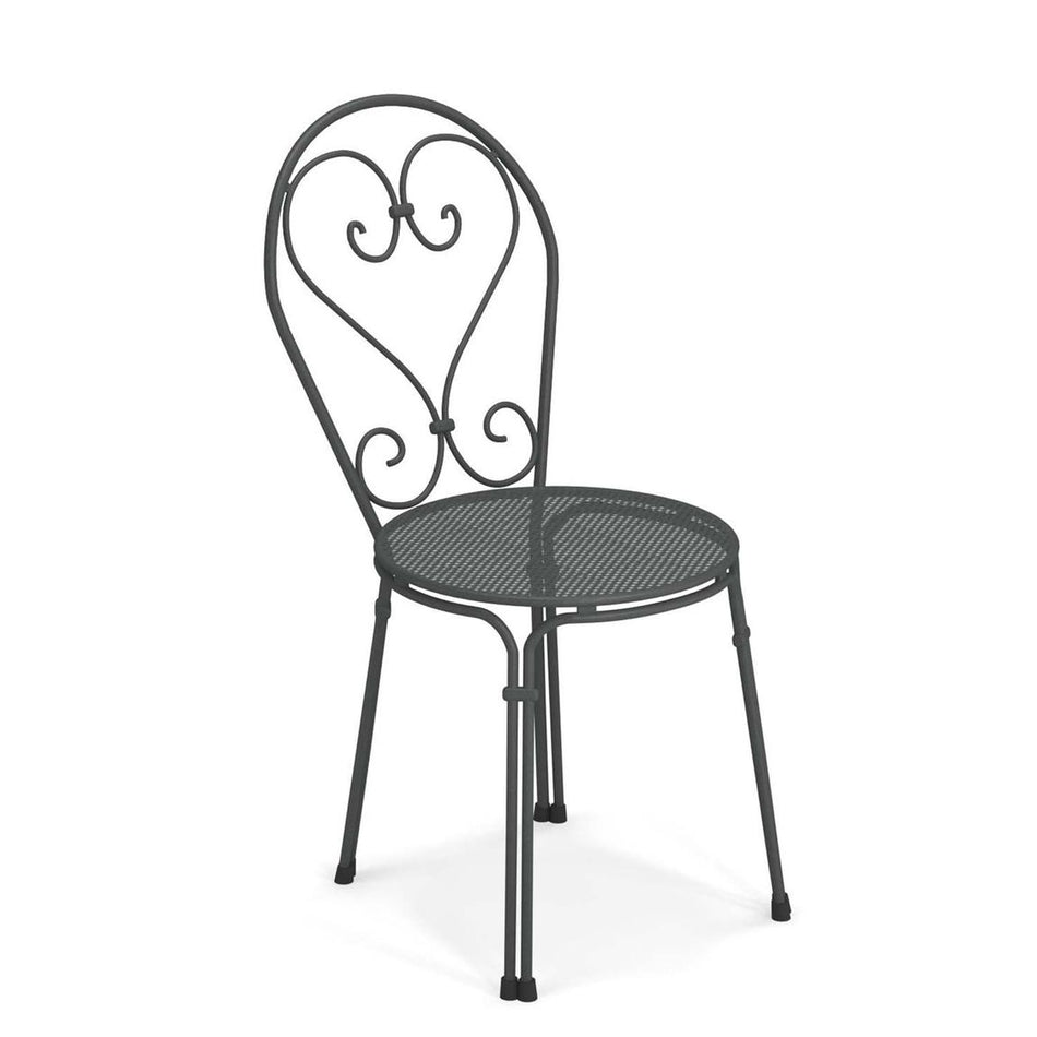 Emu Pigalle Gartenstuhl anthrazit Stahl Outdoor Stuhl