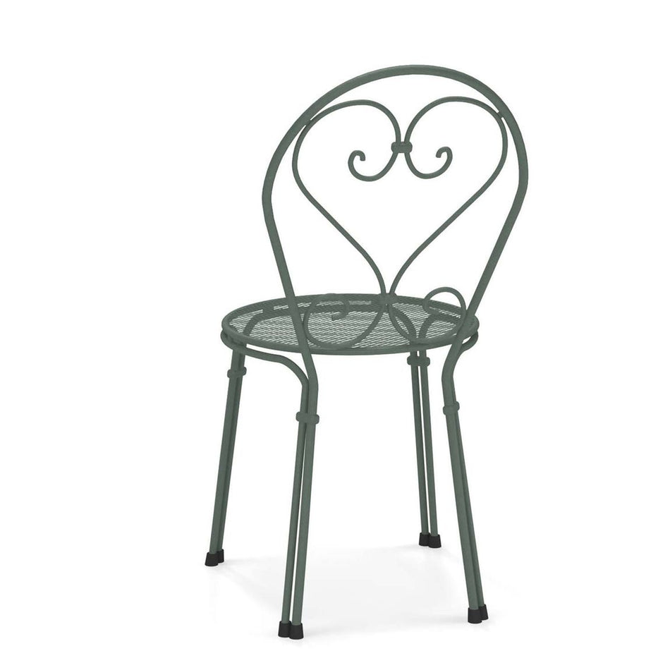 Emu Pigalle Gartenstuhl anthrazit Stahl Outdoor Stuhl