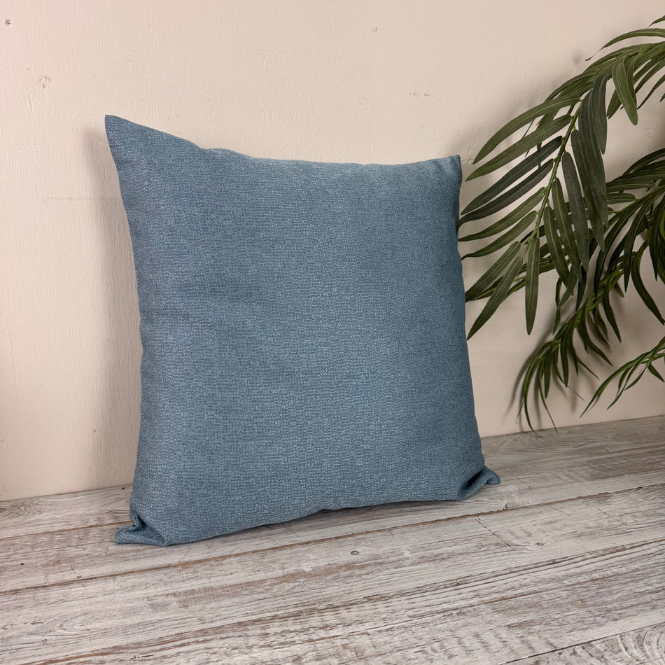 Dekokissen Hellblau 100% Baumwolle Kissen 45x60 Gebraucht