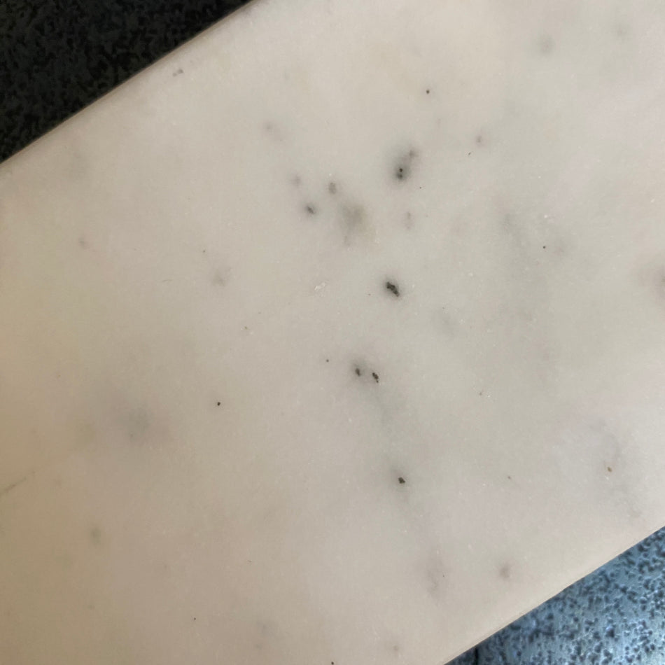 Marmorplatte Weiß Tablett Deko