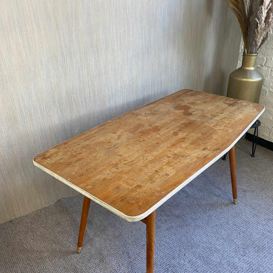 Couchtisch gebraucht Holz 118cm Tisch vintage