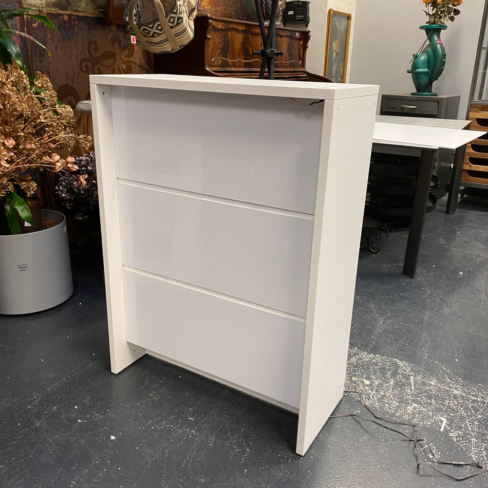 LED Anrichte Sideboard Weiß modern mit Beleuchtung Highboard Kommode