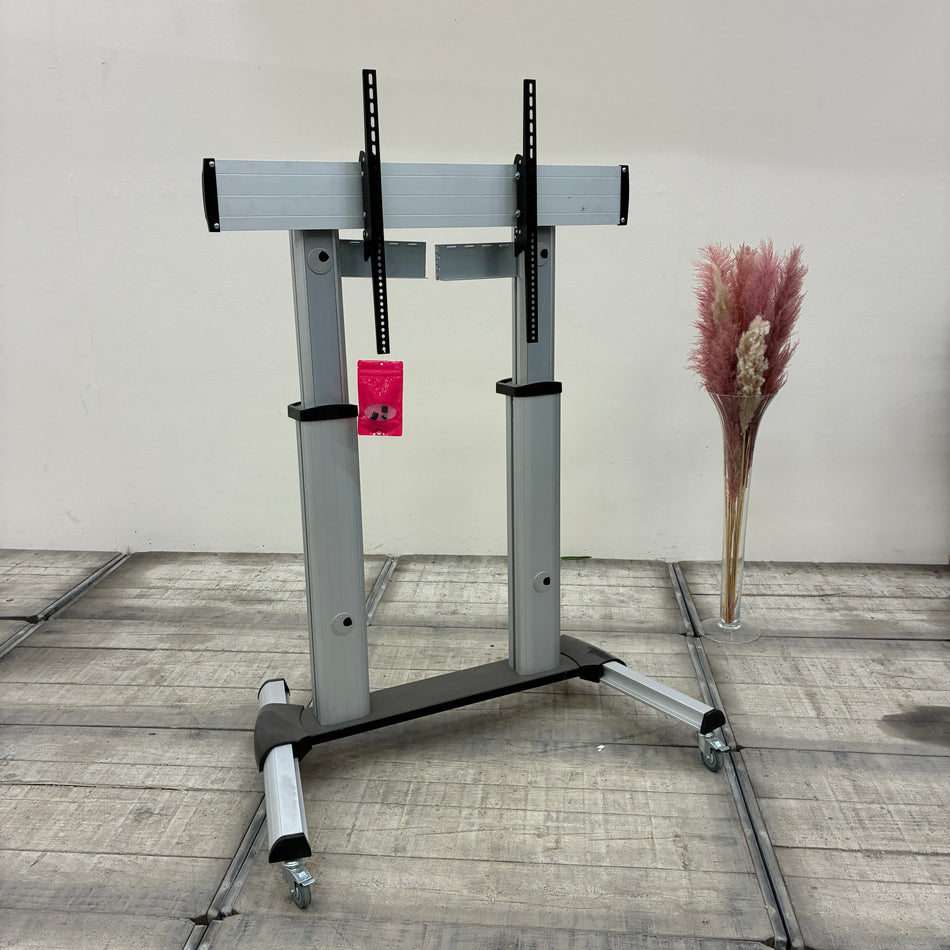VESA TV Ständer Mobil Aluminium Mobil Höhenverstellbar  Gebraucht