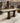 Tisch Holz Metall rostig Industrial Design Bartisch
