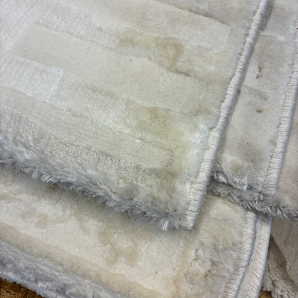 Heller Struktur Teppich mit Muster – Neuware – 150 x 210cm