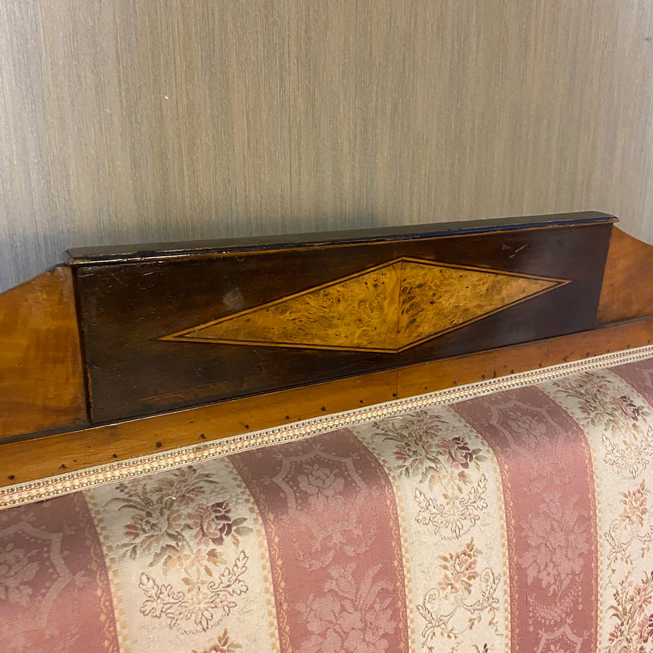 Biedermeier-Sofa Birke Holz 19 Jh. Vintage Couch