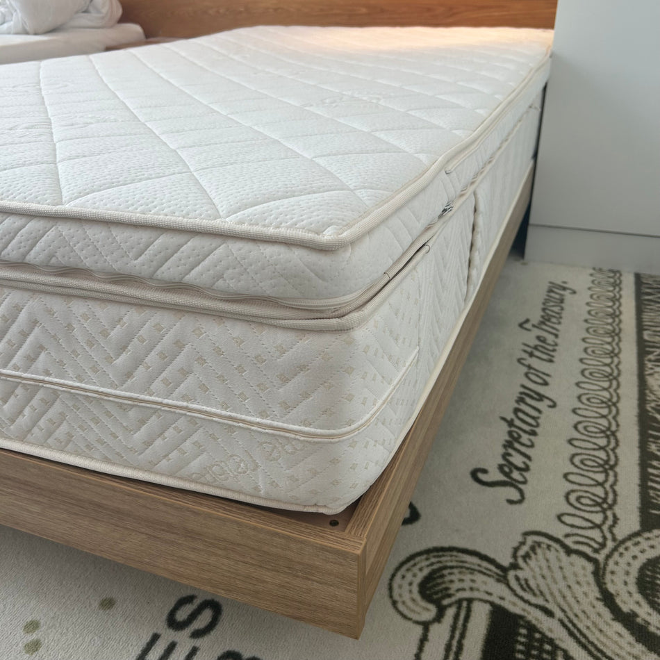 Bett mit Matratze und Topper 100x200 Einzelbett