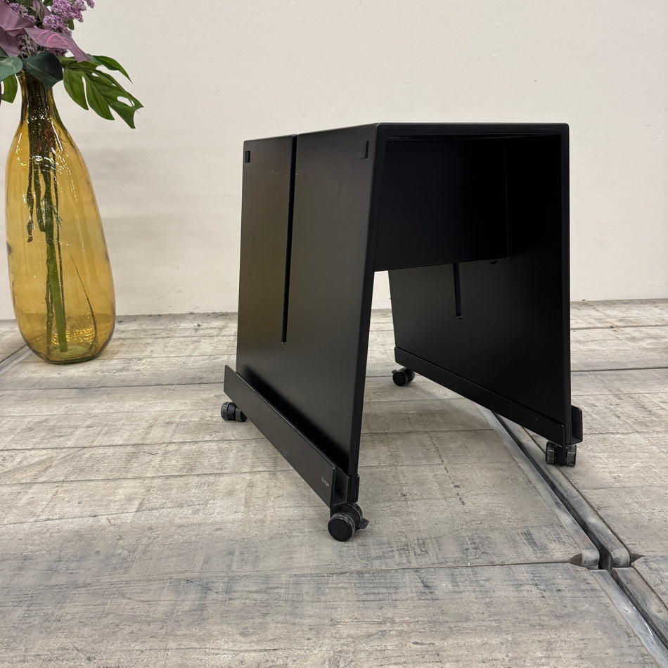 SIGEL Meet up Stand MU050 Mobiler Aufsteller Rollbar Schwarz Gebraucht