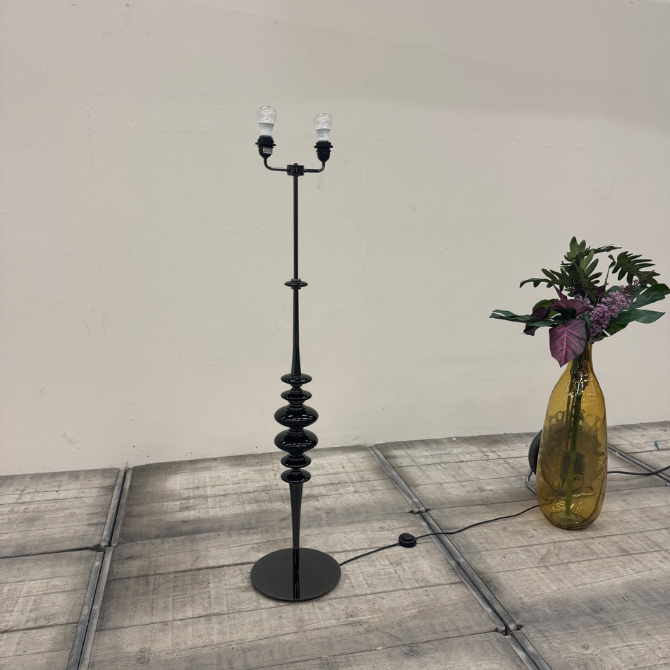 Moderne Stehlampe Designer Stehleuchte Schwarz Orange Gebraucht