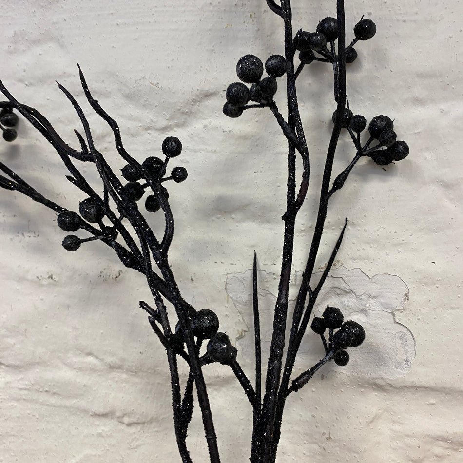 Countryfield Kunstzweig mit beeren Corylus schwarz 105 cm