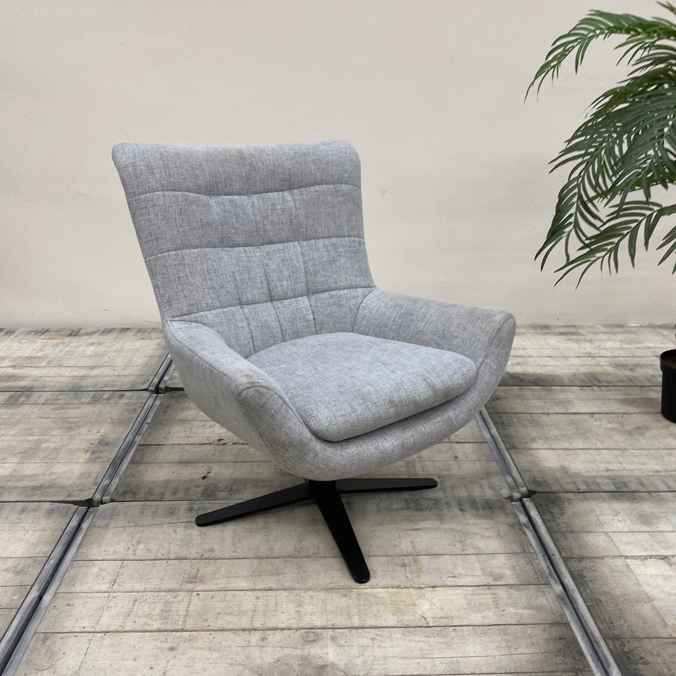 Design Sessel Grau Polster Style Home Gebraucht