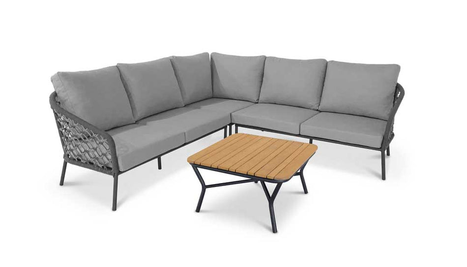 Lounge-Tisch Mali 80x80cm Anthrazit Outdoor Tisch
