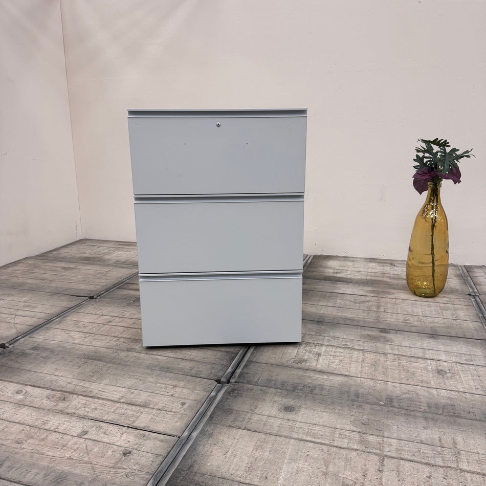 Hängeregisterschrank grau 90cm Büro Schrank Aktenschrank Gebraucht