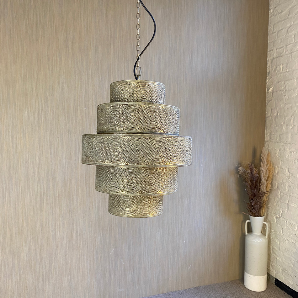 PTMD Narinde Deckenlampe golden Metall 45cm Lampe