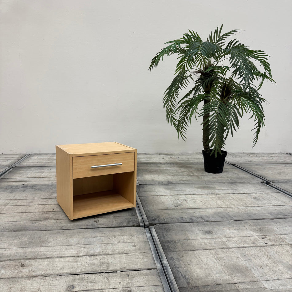IKEA Nachttisch Ahorn Holz Schrank mit Schublade gebraucht