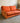Chalet Sofa rot Stoff gepolstert mit Punktmuster