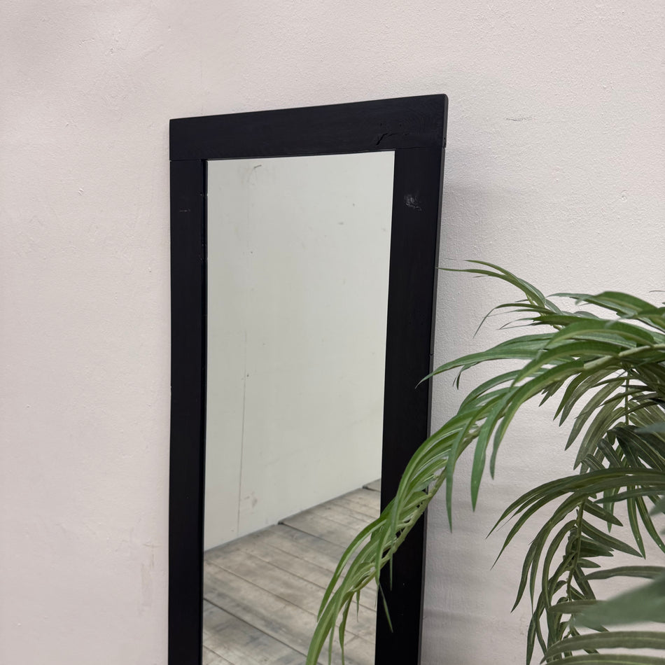 Wandspiegel 60x160 Schwarz Holz-Rahmen Spiegel Gebraucht