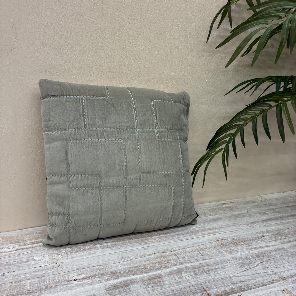 Unique Living Nika Kissen grau Stoff 45x45 Kissen Neuware