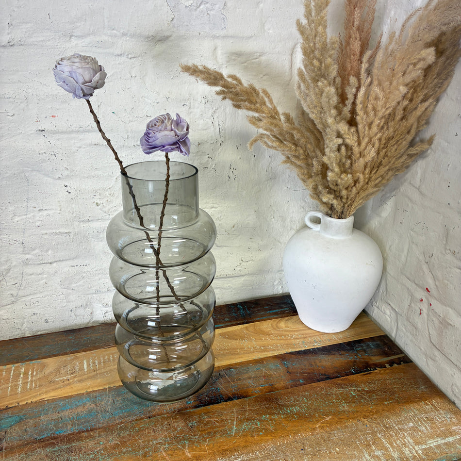 Countryfield Vase Nikky L grau Glas 35cm