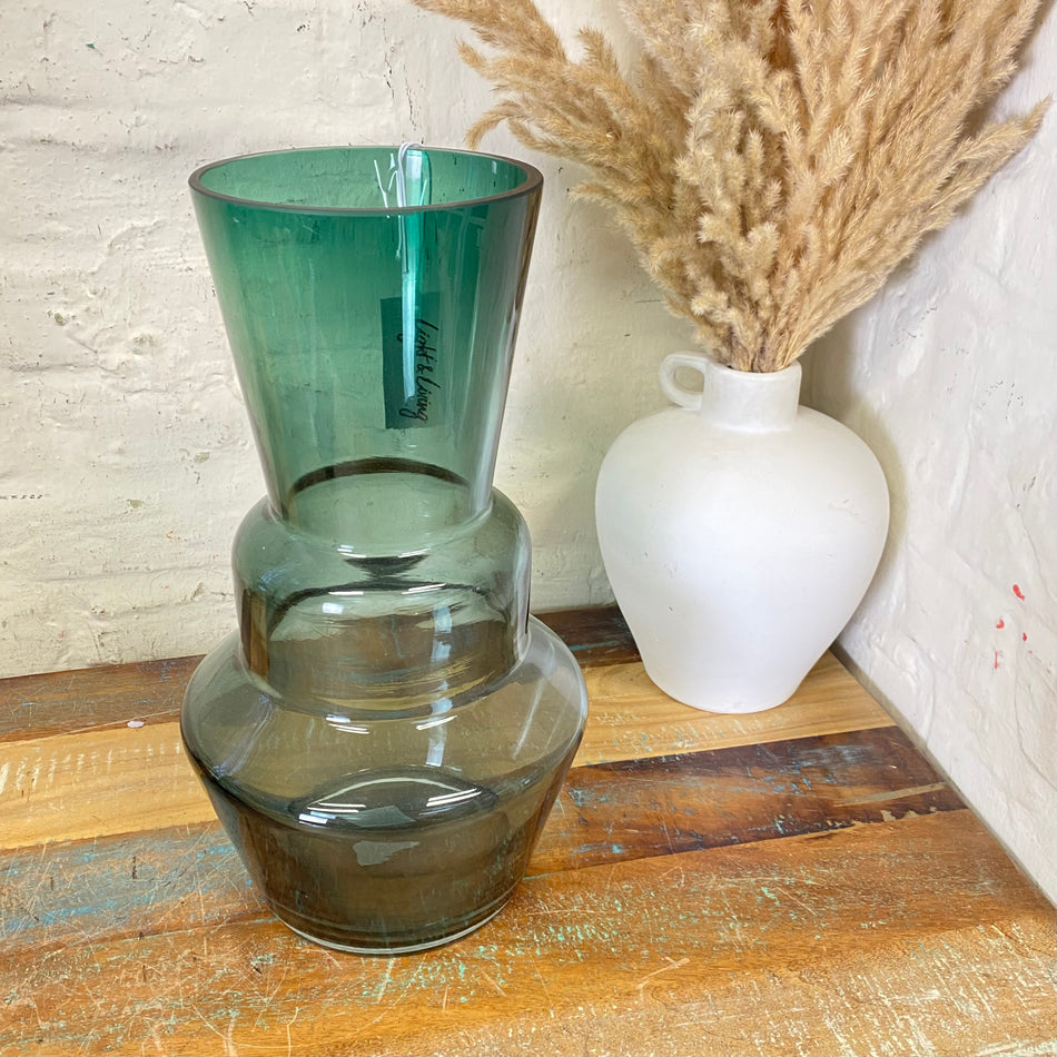 Light & Living Vase Trosmu grün Glas 36cm