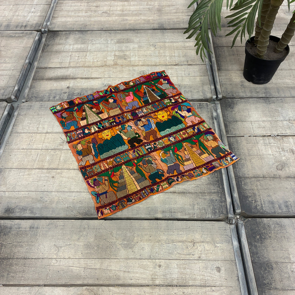 Orientalischer Teppich Vintage 74x82 Gemustert Gebetsteppich