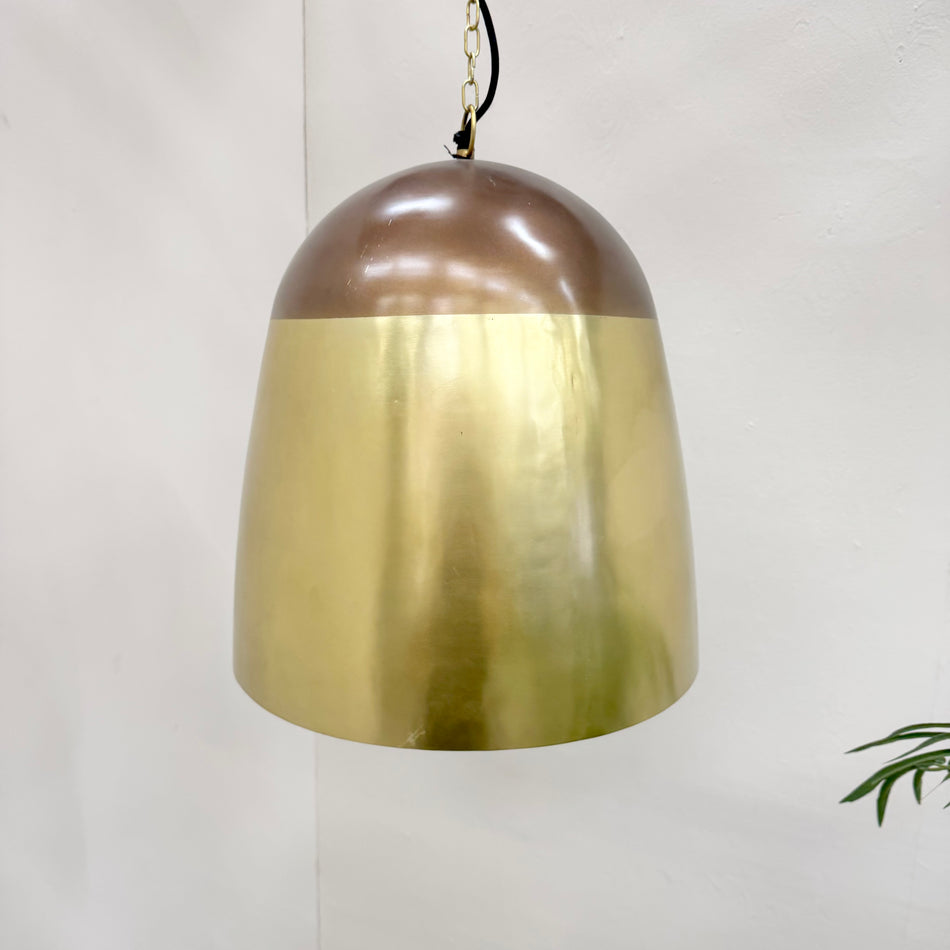 PTMD Mervin Lampe Golden Metall Pendelleuchte Deckenlampe