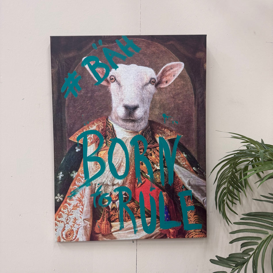 Thomas Klotz "Giraffe" Kunstdruck auf Leinwand 75x100 Wandbild Deko