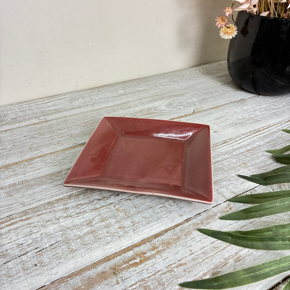 Ami Design Teller Rot Keramik Dekoschale Rot Deko