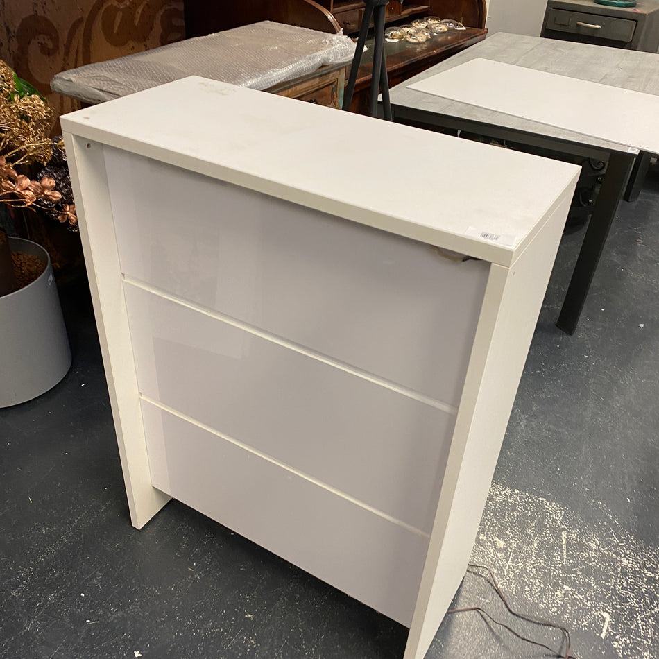 LED Anrichte Sideboard Weiß modern mit Beleuchtung Highboard Kommode