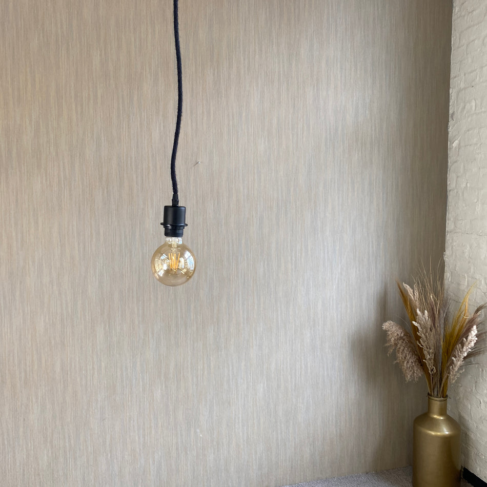 Deckenlampe schwarz Schnurrpendel 100cm Lampe