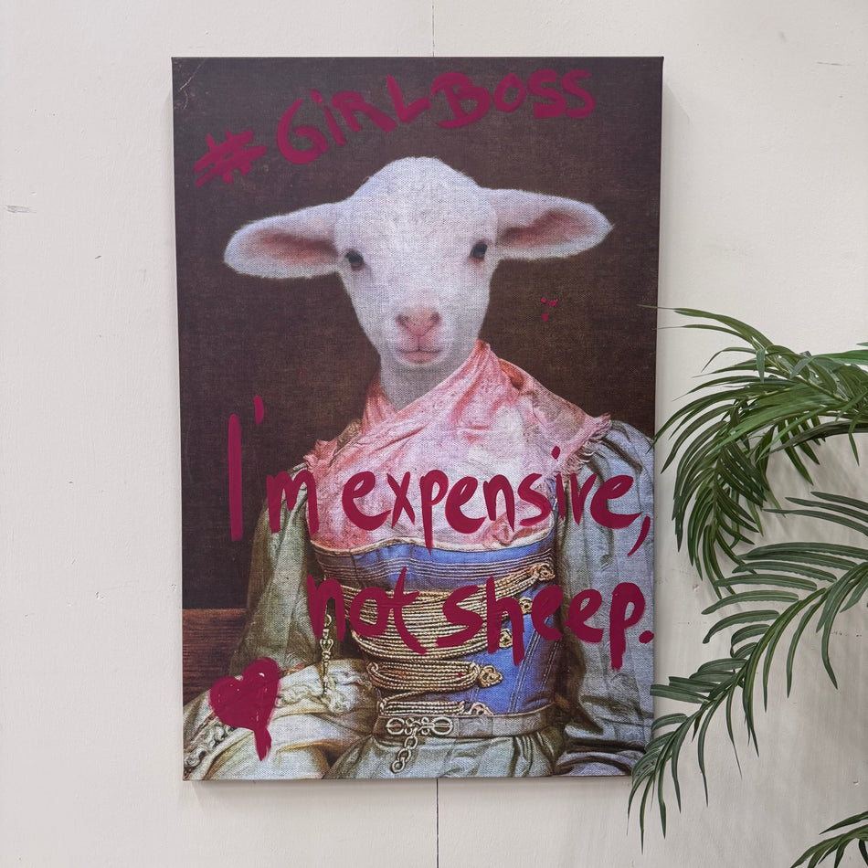 Thomas Klotz "Lamm" Kunstdruck auf Leinwand 120x80 Wandbild Deko