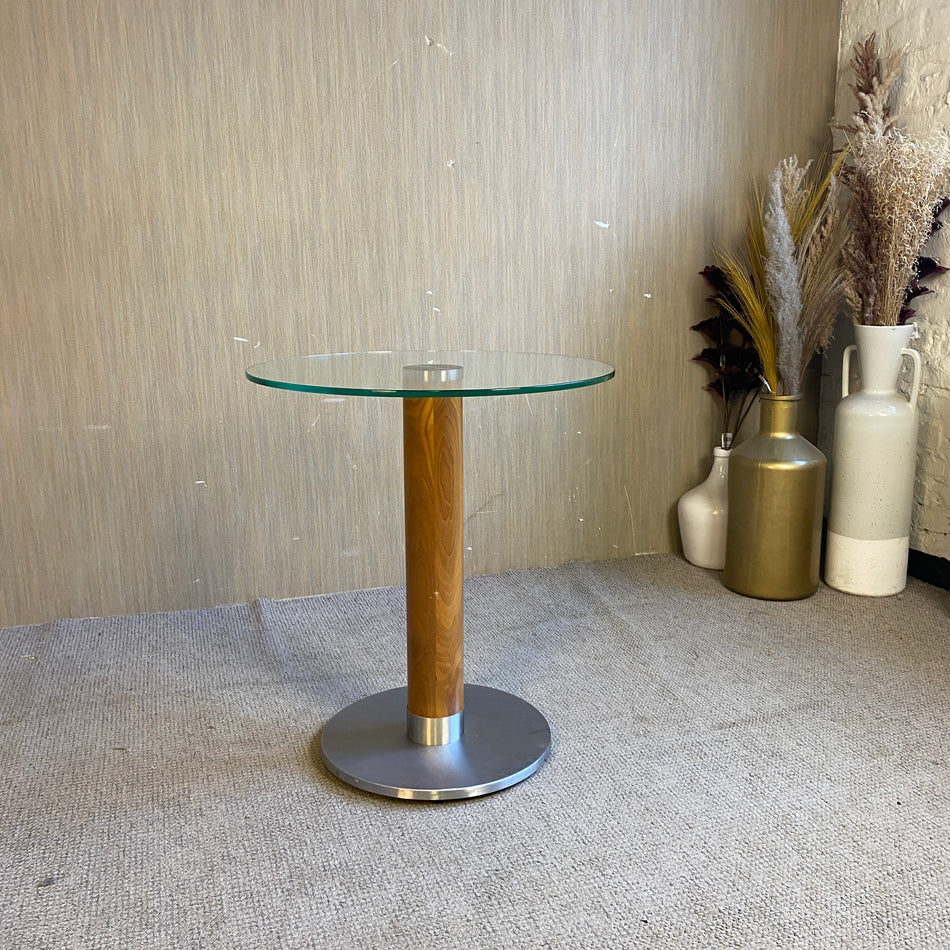 Beistelltisch gebraucht Glas Tisch Holz