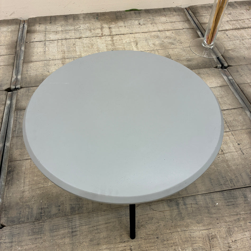 Woud Soround Couchtisch Beton Grau Schwarz Metall Beistelltisch Gebraucht