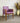 Armlehnenstuhl violet Leder Stuhl
