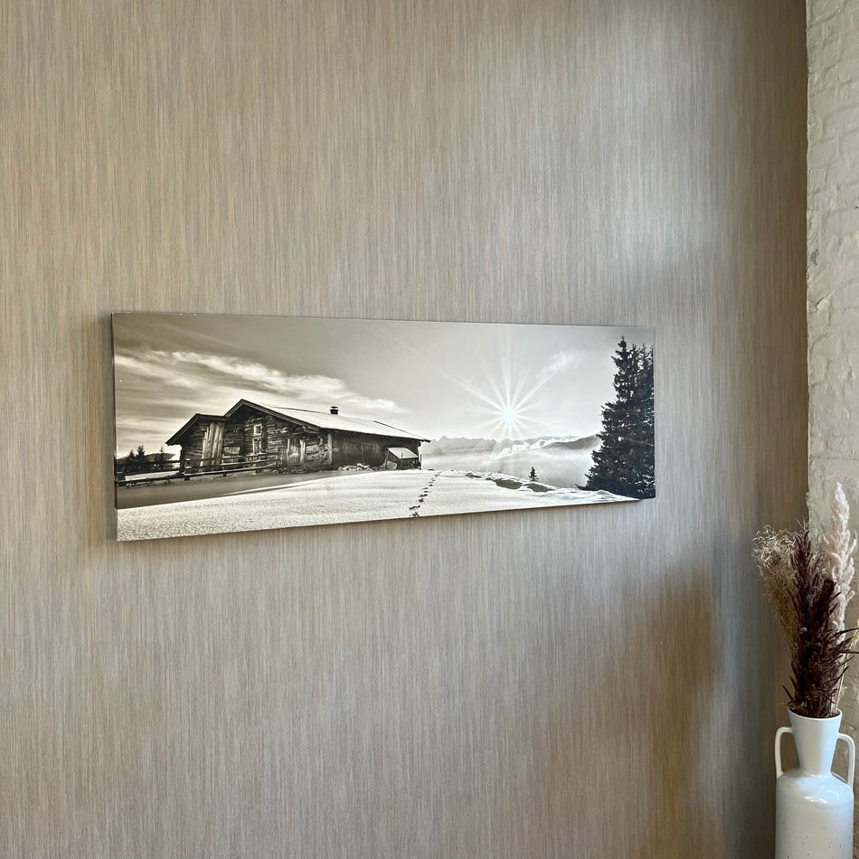 Wandbild gebraucht Sepia schwarz weiß Leinwand Fotodruck 150x50 Bild