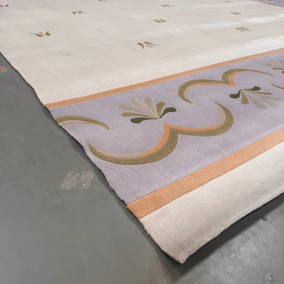 Mewes Luxus Handttuftteppich creme 840x400 100% Schurwolle 55000€ NP Teppich