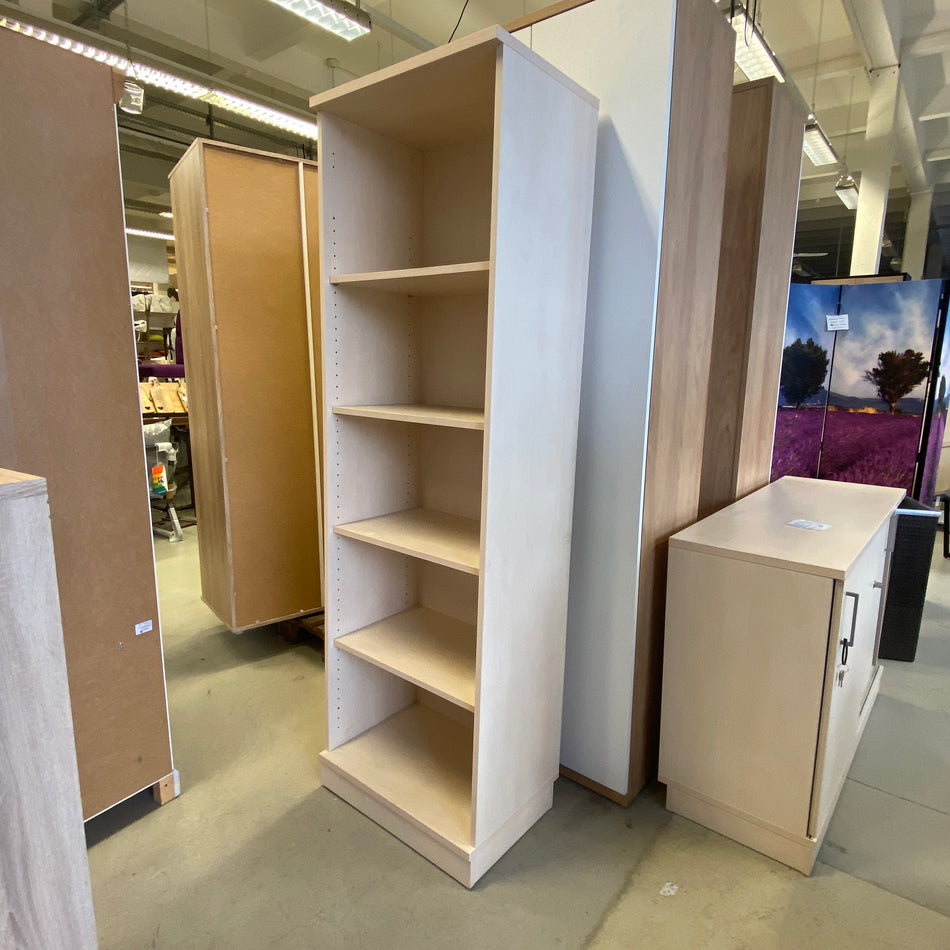 Uni Aktenregal Holzdekor hell 196cm Regal Büro
