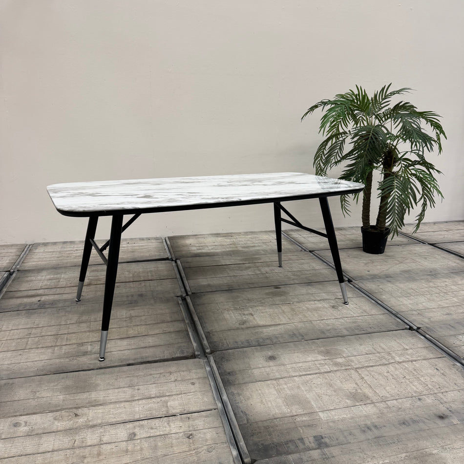 Kare Design Catania Esstisch Holz Schwarz Braun Tisch Industrial