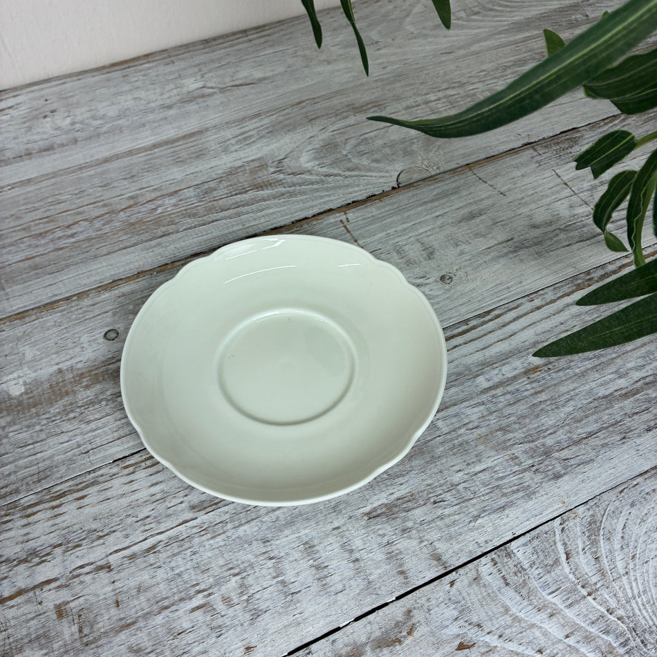 Seltmann Weiden Marie-Luise Untertasse zur Frühstückstasse 16 cm elfenbein