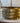 Deckenlampe golden Metall 24x42,5cm Federlook Lampe