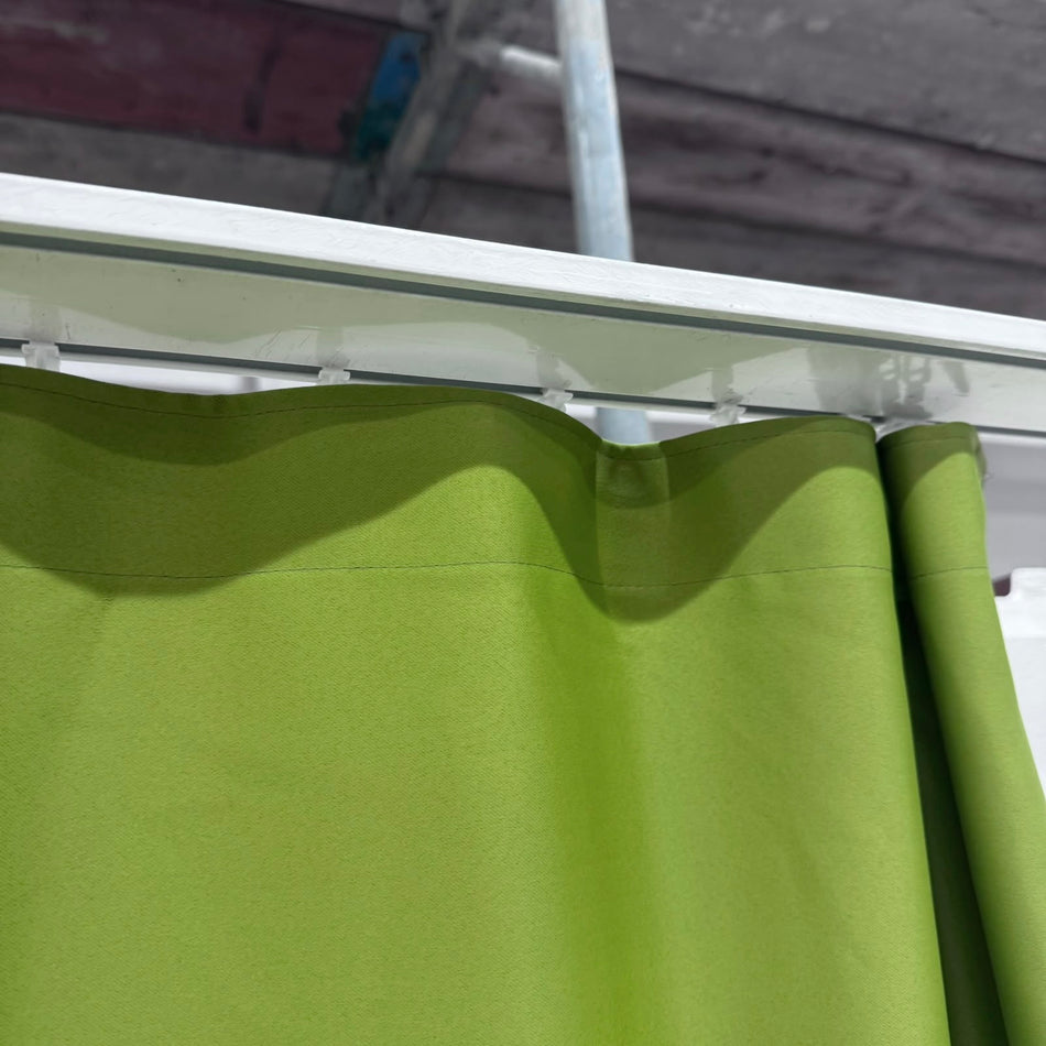 Gardine grün Satin 190x265 Verdunkler Vorhang Gebraucht