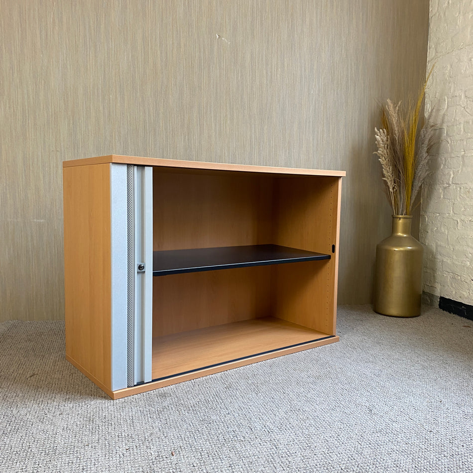 Steelcase Sideboard gebraucht Holz 100cm Büro Schrank 2 OH