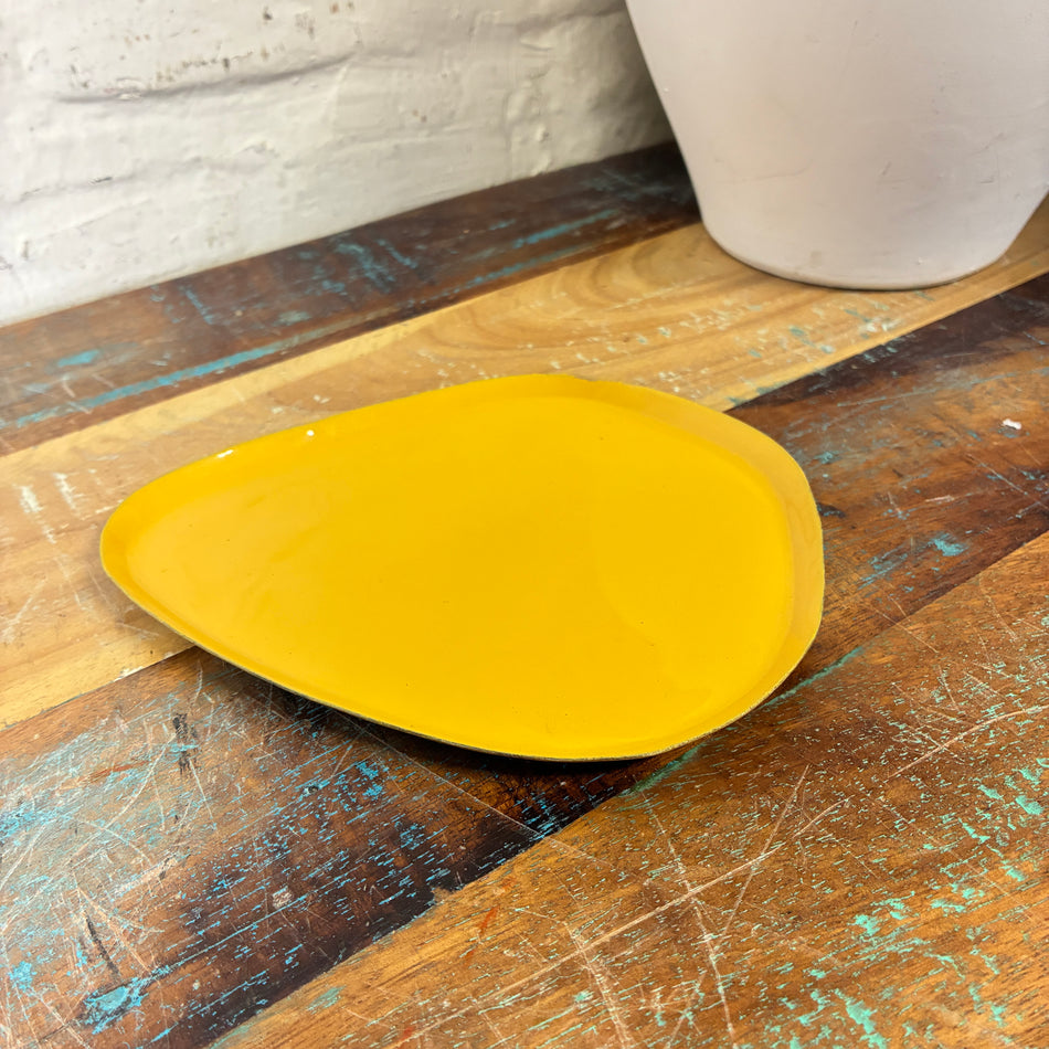 Countryfield Schale Madras gelb Metall 15cm